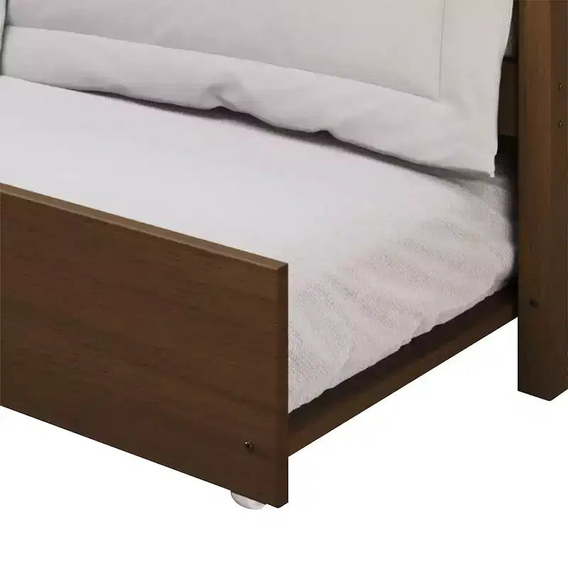 ChaletPosh Twin Size Wooden Daybed with Trundle