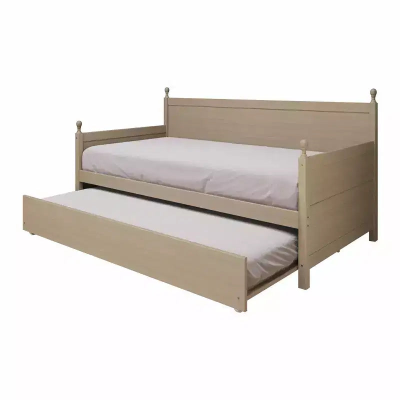 ChaletPosh Twin Size Wooden Daybed with Trundle