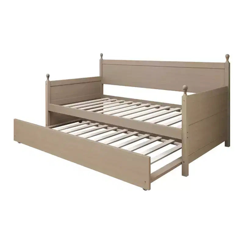 ChaletPosh Twin Size Wooden Daybed with Trundle