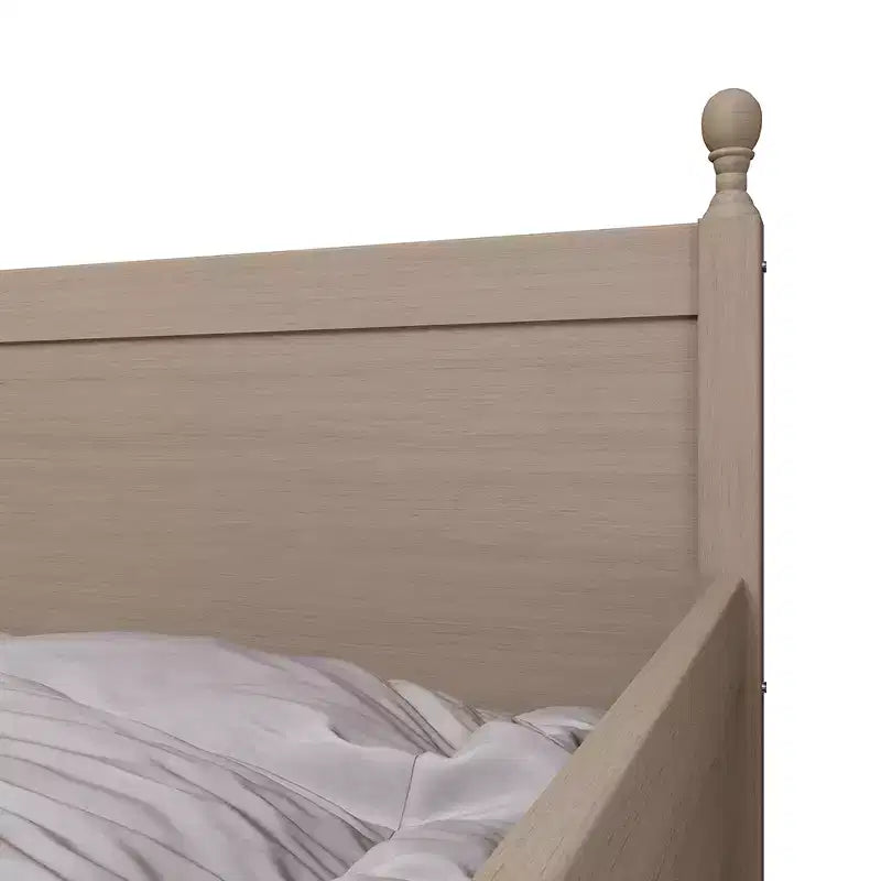 ChaletPosh Twin Size Wooden Daybed with Trundle
