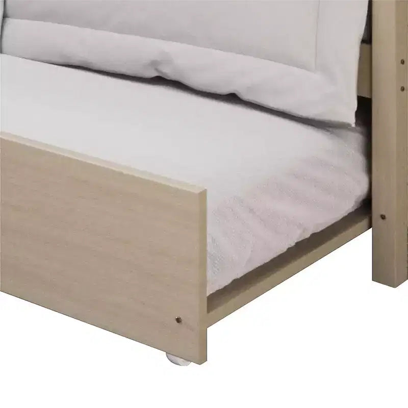 ChaletPosh Twin Size Wooden Daybed with Trundle