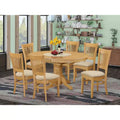 HomeStock Butterfly Leaf Dining Table Set Kitchen Dining Style 1