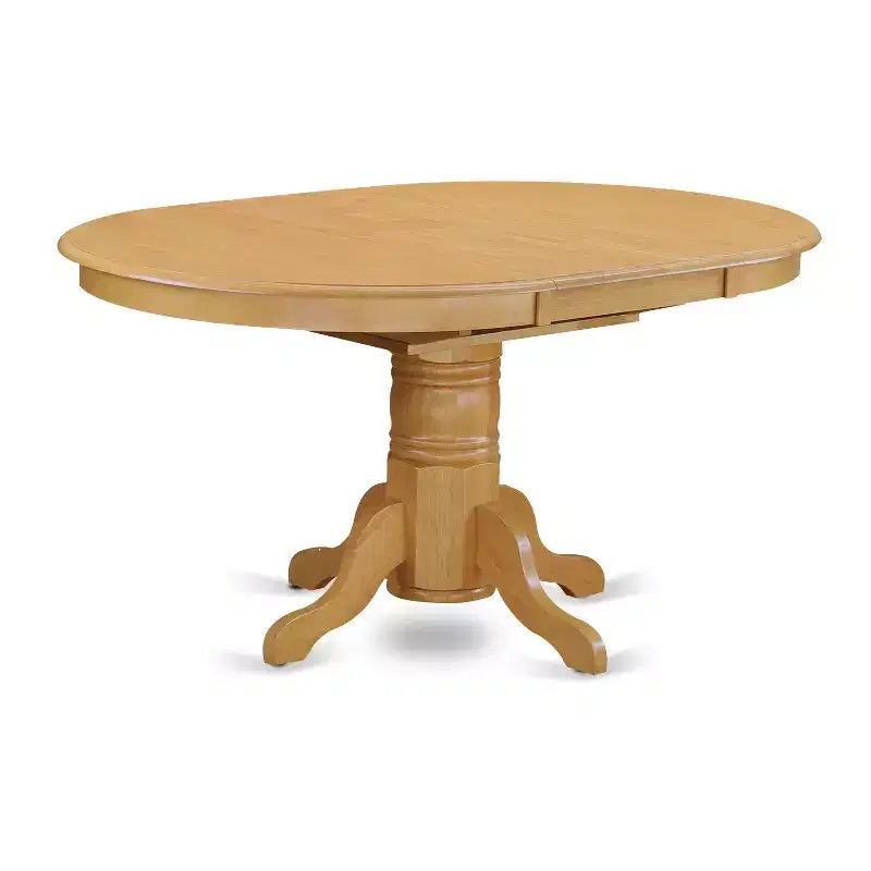 HomeStock Butterfly Leaf Dining Table Set Kitchen Dining Style 1
