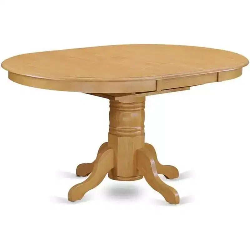 HomeStock Butterfly Leaf Dining Table Set Kitchen Dining Style 1