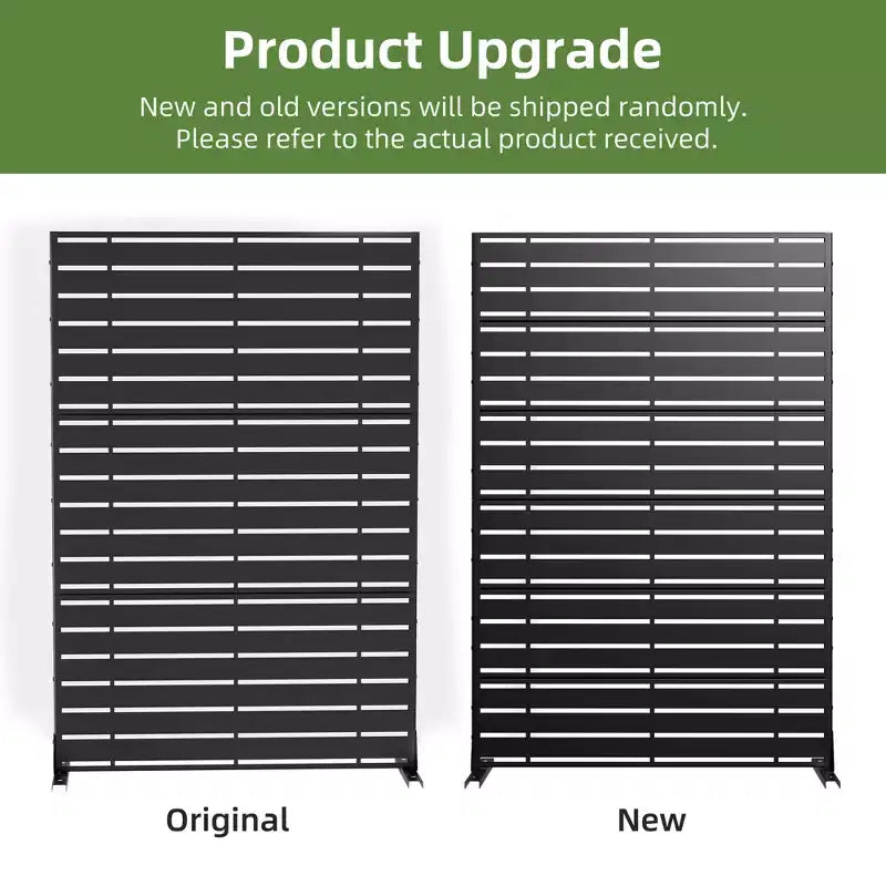 72 H47W Dovelina Black Metal Planter Box with Trellis Privacy Screen for Caf Patio,Garden & Balconies