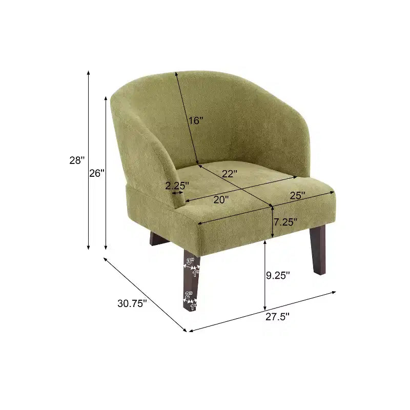 Christopher Knight Home Carla Mid-Century Modern Upholstered Accent Chair with Curved Back (Set of 2