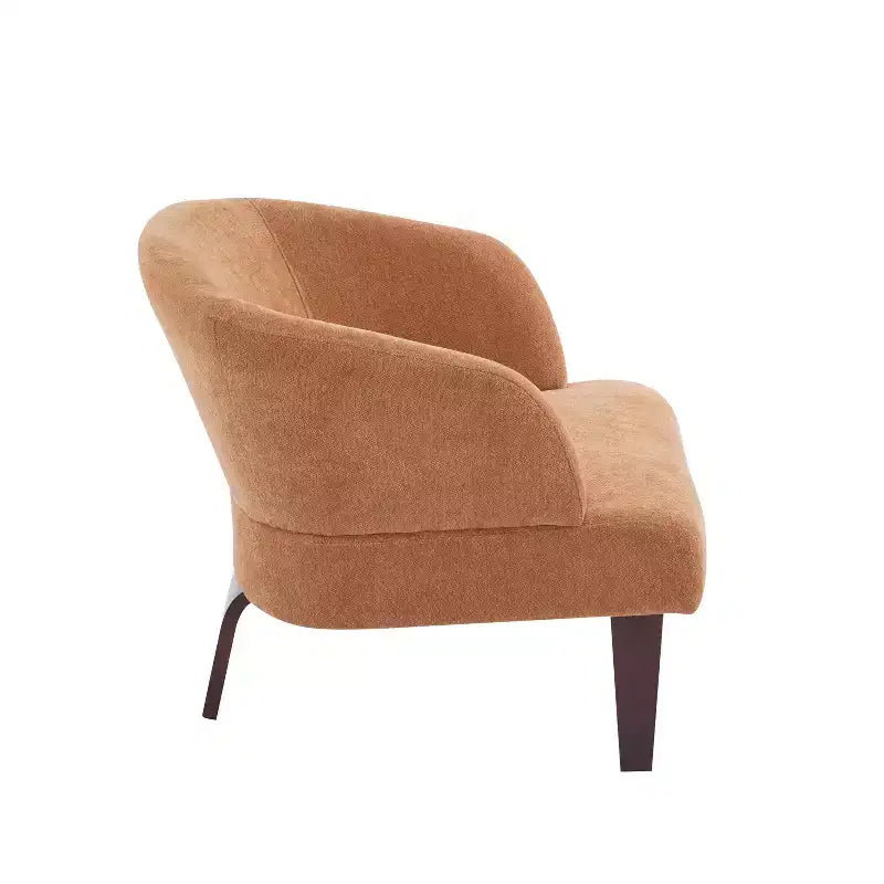 Christopher Knight Home Carla Mid-Century Modern Upholstered Accent Chair with Curved Back (Set of 2