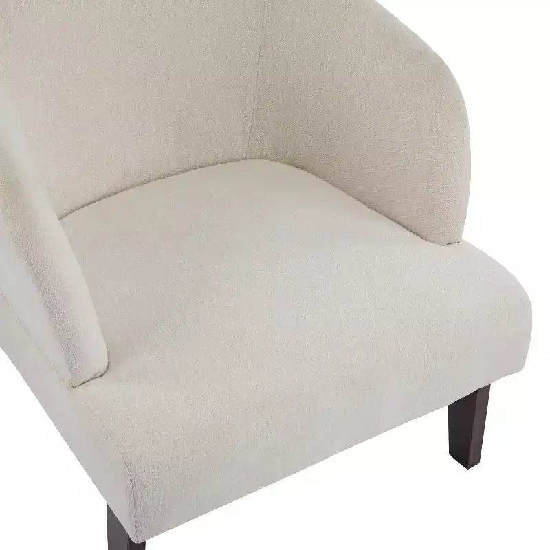 Christopher Knight Home Carla Mid-Century Modern Upholstered Accent Chair with Curved Back (Set of 2