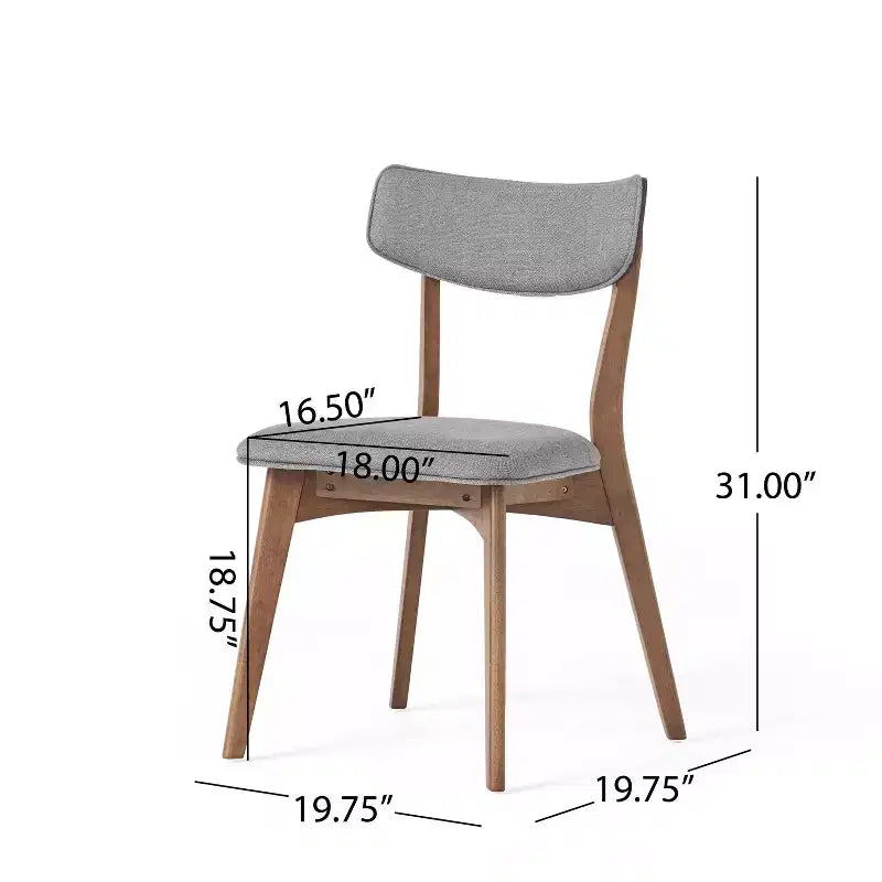 Christopher Knight Home Chazz Mid Century Modern Fabric Upholstered 7 Piece Dining Set