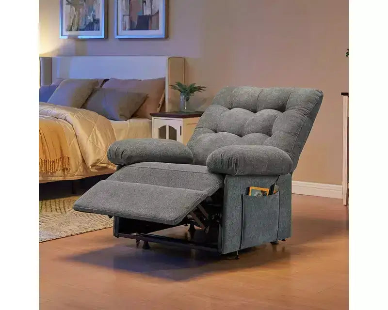 Bestier Power Lift Recliner Chair for Elderly,Adjustable Angle Electric Recliner With Triple Motor,Side Pocket&Soft Recliner for Living Room & Bedroom