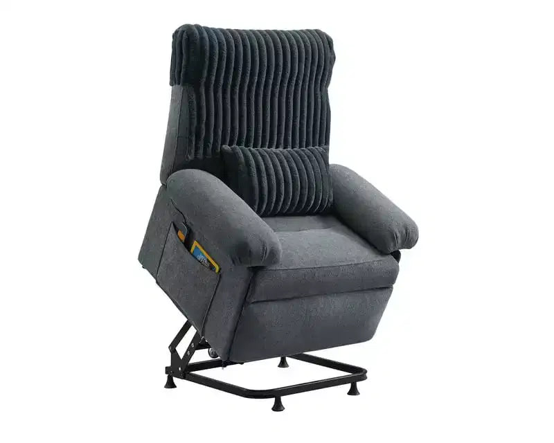 Bestier Power Lift Recliner Chair for Elderly,Adjustable Angle Electric Recliner With Triple Motor,Side Pocket&Soft Recliner for Living Room & Bedroom