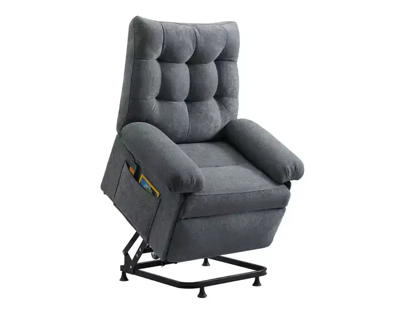 Bestier Power Lift Recliner Chair for Elderly,Adjustable Angle Electric Recliner With Triple Motor,Side Pocket&Soft Recliner for Living Room & Bedroom