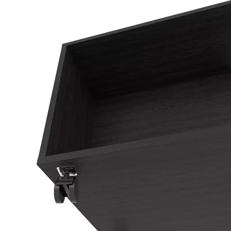 Okak Rectangle Coffee Table with Spacious Open Shelf and Durable Material for Living Room/Office, Space-Saving