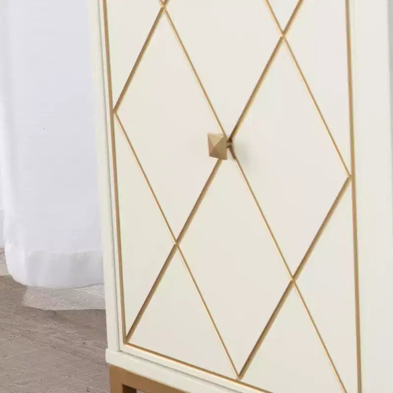 Marradi Media Console with Storage - Off-White - SEI