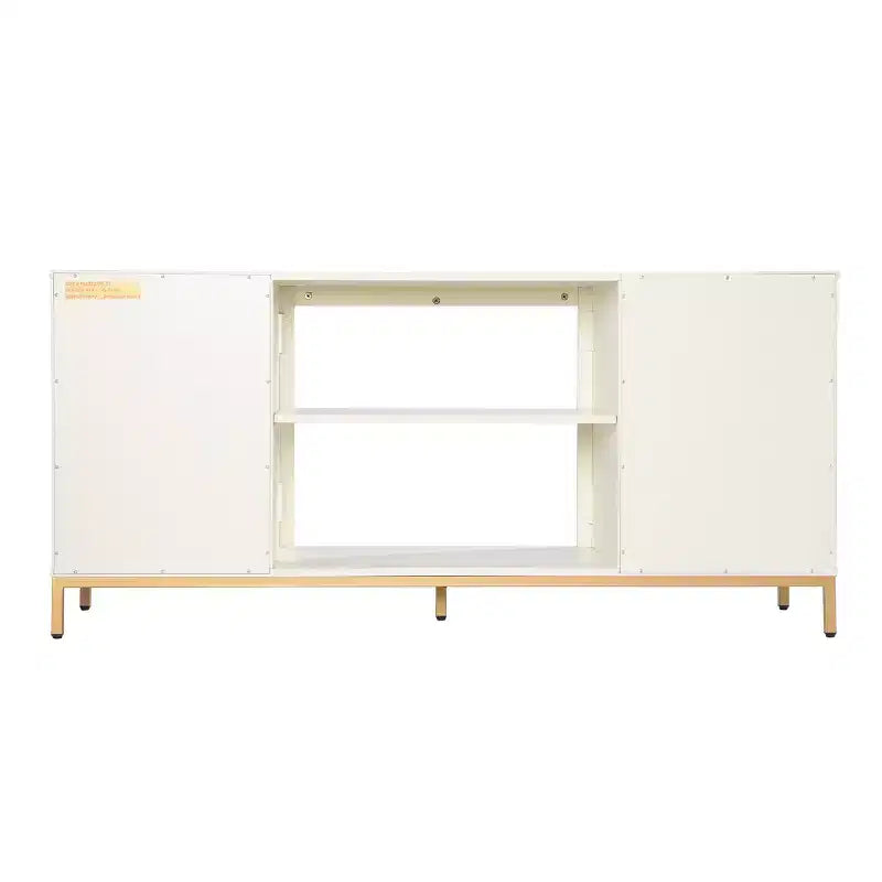 Marradi Media Console with Storage - Off-White - SEI