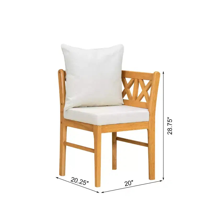 6 Piece Dining Table Set for 6, Farmhouse Dining Set, Space Saving Kitchen Nook Dining Room Breakfast Nook Table Set, Natural+White - ModernLuxe