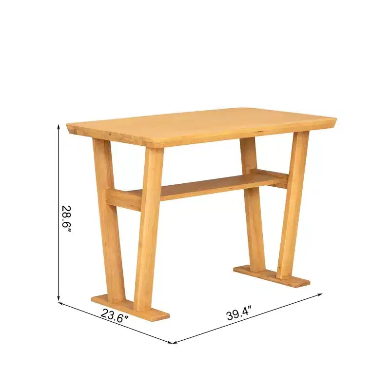 6 Piece Dining Table Set for 6, Farmhouse Dining Set, Space Saving Kitchen Nook Dining Room Breakfast Nook Table Set, Natural+White - ModernLuxe