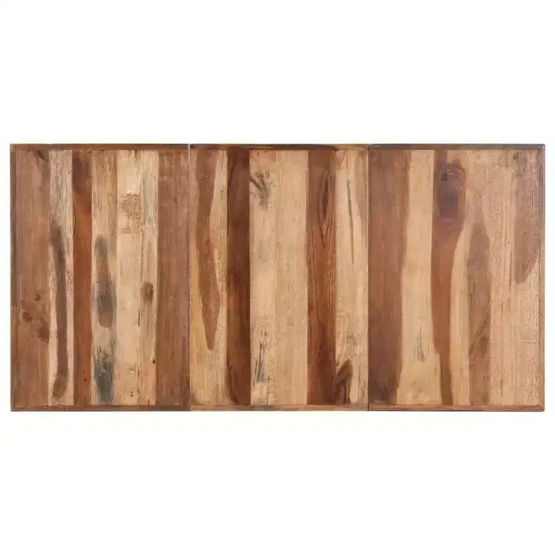 vidaXL Dining Table Honey Solid Acacia wood 55.1 x 27.6 x 29.5 in - 63 x 31.5 x 29.5
