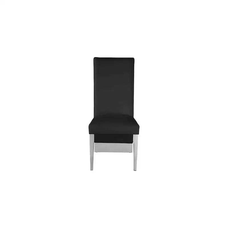 Meridian Furniture,Porsha Vegan Leather Dining Chair, Set of 2