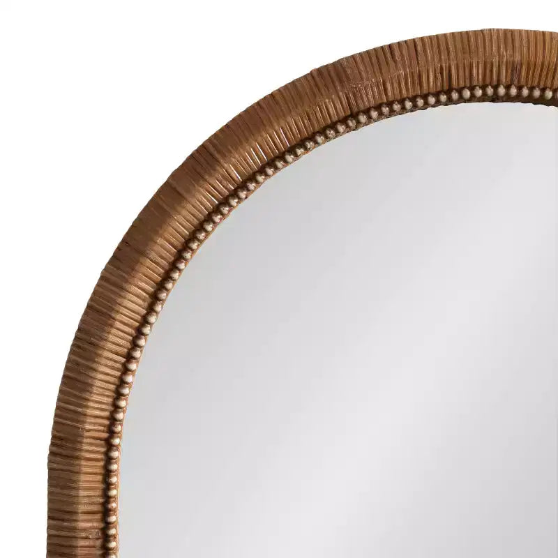 Kate and Laurel Rahfy Beaded Arch Framed Wall Mirror