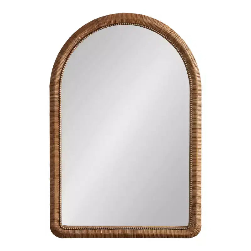 Kate and Laurel Rahfy Beaded Arch Framed Wall Mirror