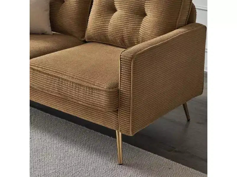 Karl Home |53.5 inch Square Arms Loveseat Sofa