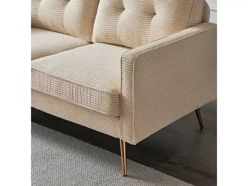 Karl Home |53.5 inch Square Arms Loveseat Sofa