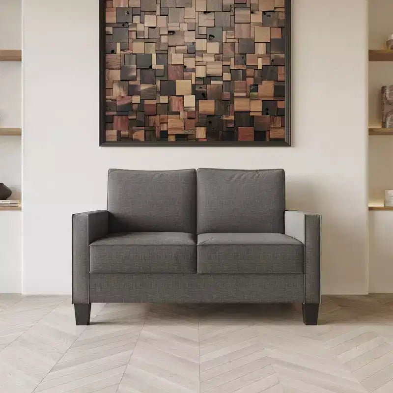 Home Design Marcia Square Arm Loveseat