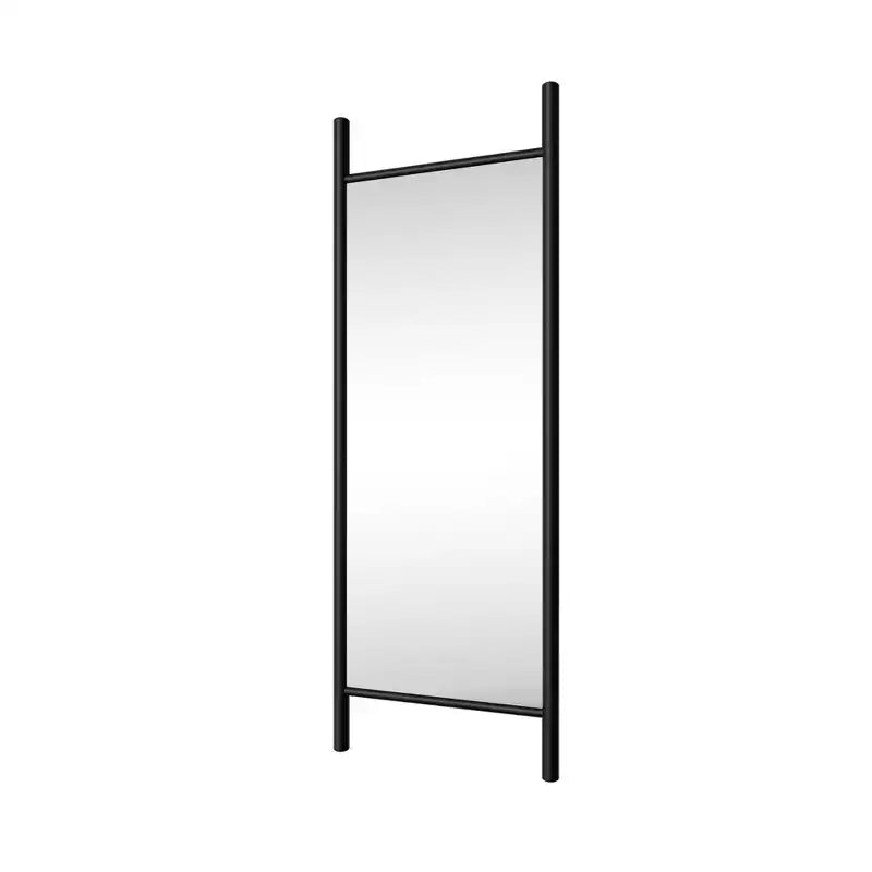 PexFix 24 in. W x 63 in. H Ladder-Style Solid Wood Framed Mirror in Brown