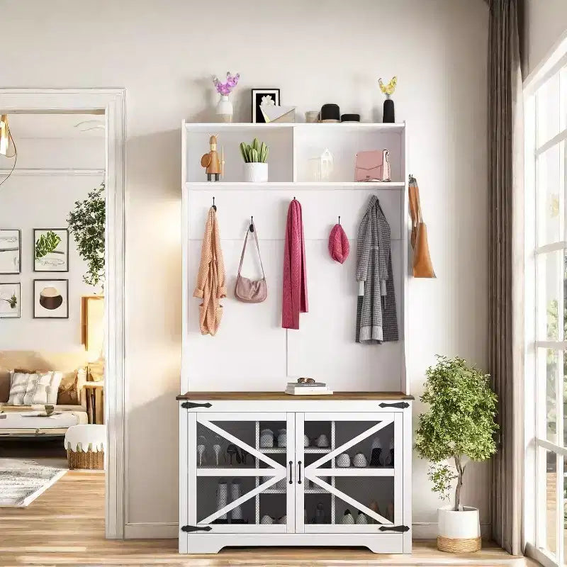 Corner Bookshelf, 6 Tier Industrial L-Shaped Bookcase with Wooden Shelves - Large Storage for Living Room Office