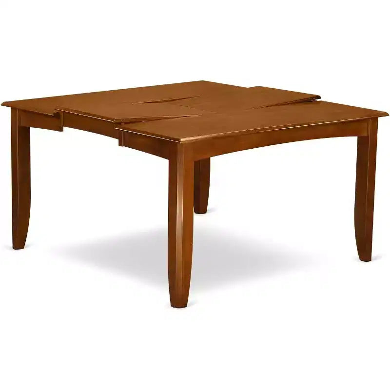 HomeStock Belmont Dining Room Set-Dining Table And Chairs, Saddle Brown