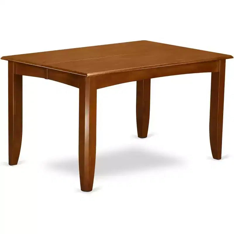 HomeStock Belmont Dining Room Set-Dining Table And Chairs, Saddle Brown