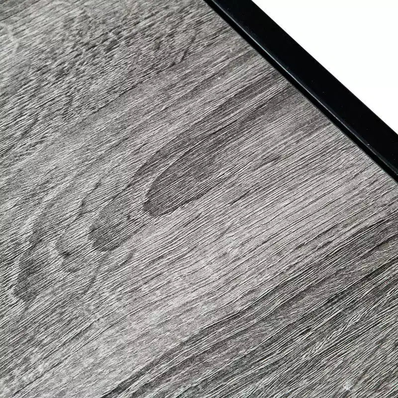 Simple 2-layer X-shaped Side Frame Density Board Iron Frame 120 * 23 * 74cm Gray Board Black Frame Door Storage Entrance Table