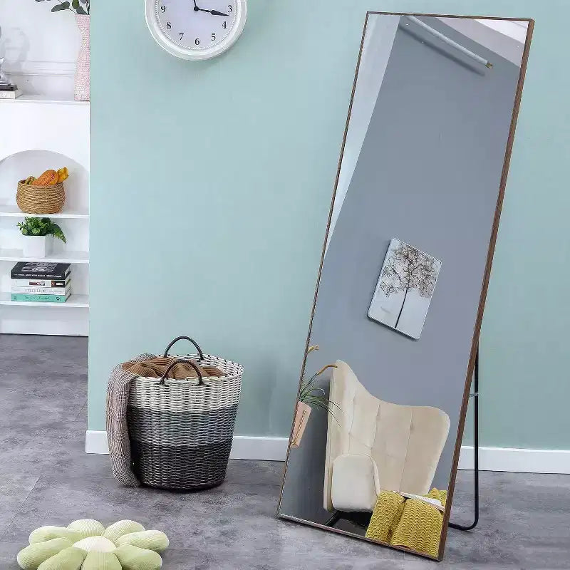 Acekool 65 x 23 Inch Full Length Mirror, Wood Frame Wall Mirror, Shatterproof HD Glass, for Bedroom, Living Room, Dressing Room