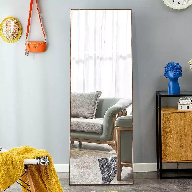 Acekool 65 x 23 Inch Full Length Mirror, Wood Frame Wall Mirror, Shatterproof HD Glass, for Bedroom, Living Room, Dressing Room