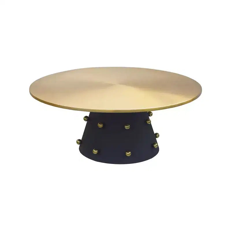 Meridian Furniture,Raven Black / Gold Coffee Table