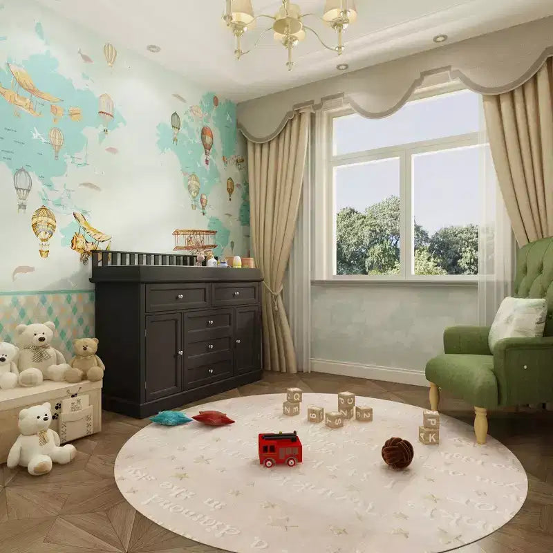Famapy Baby Changing Table Chest of Drawers Edge Protection Top Upholstery
