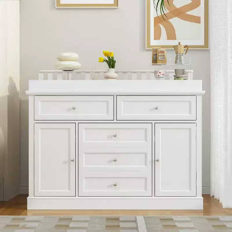 Famapy Baby Changing Table Chest of Drawers Edge Protection Top Upholstery