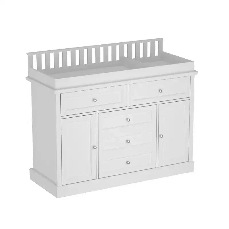 Famapy Baby Changing Table Chest of Drawers Edge Protection Top Upholstery