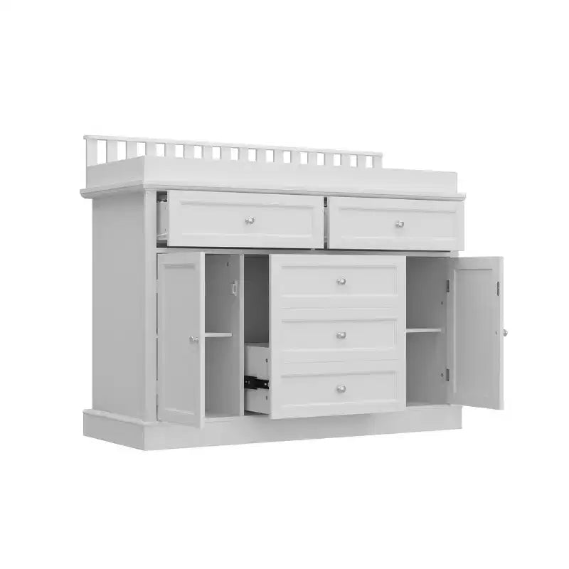 Famapy Baby Changing Table Chest of Drawers Edge Protection Top Upholstery