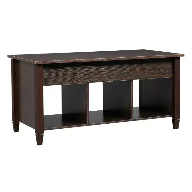 Karl Home Lift Top Coffee Table Modern Furniture Hidden Compartment and Lift Tabletop Brown