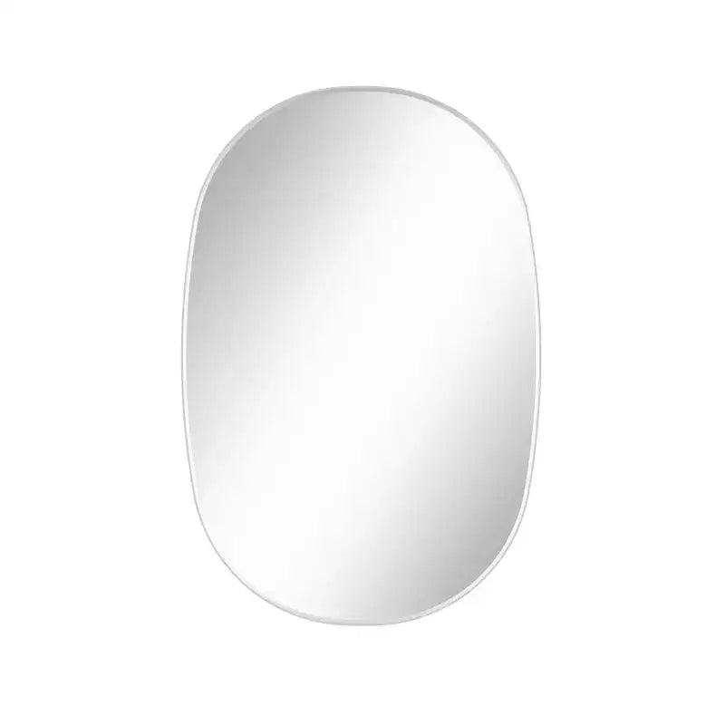 24x36Matte Oval Rectangle Bathroom Vanity Mirror, Over-Sink Wall Mirror with HD Tempered Glass and Rust-Resistant Aluminum Frame