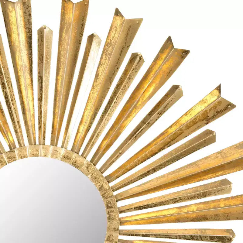 Golden Arrows Sunburst Mirror - 33 x 33 - MIR4027 - Antique Gold - Safavieh