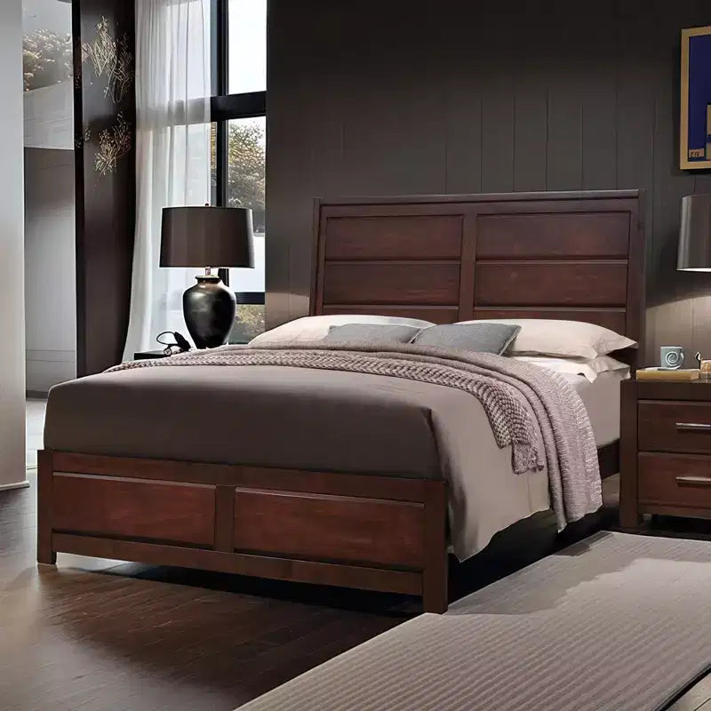 GDFStudio Randolph Modern Wood Queen Bed