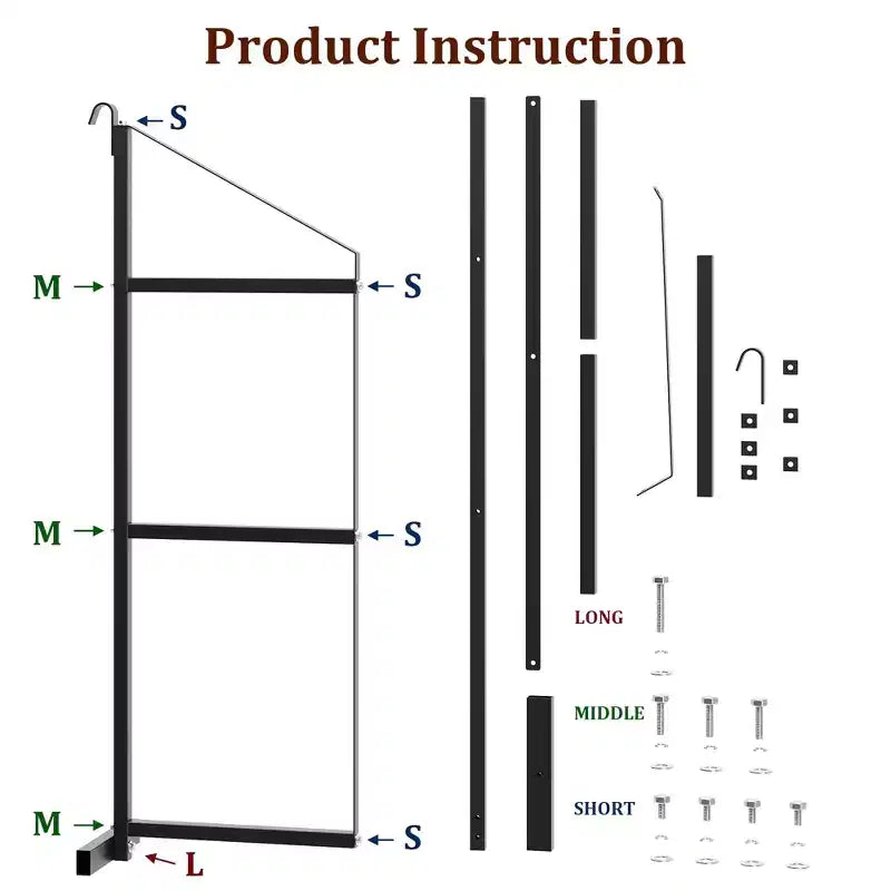 2 Pack Shipping Container Shelving Brackets 3-Tier,1100LBS, Hang & Hook Type, Cargo Containers Storage Shelves, Easy to Install Removable, Heavy-Duty