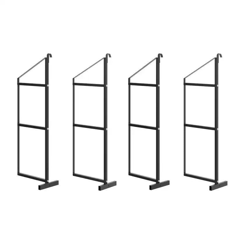 2 Pack Shipping Container Shelving Brackets 3-Tier,1100LBS, Hang & Hook Type, Cargo Containers Storage Shelves, Easy to Install Removable, Heavy-Duty