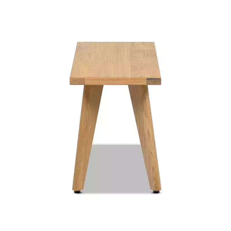 Jennifer Taylor Home Capri 35.5 Solid Red Oak Wood Bench