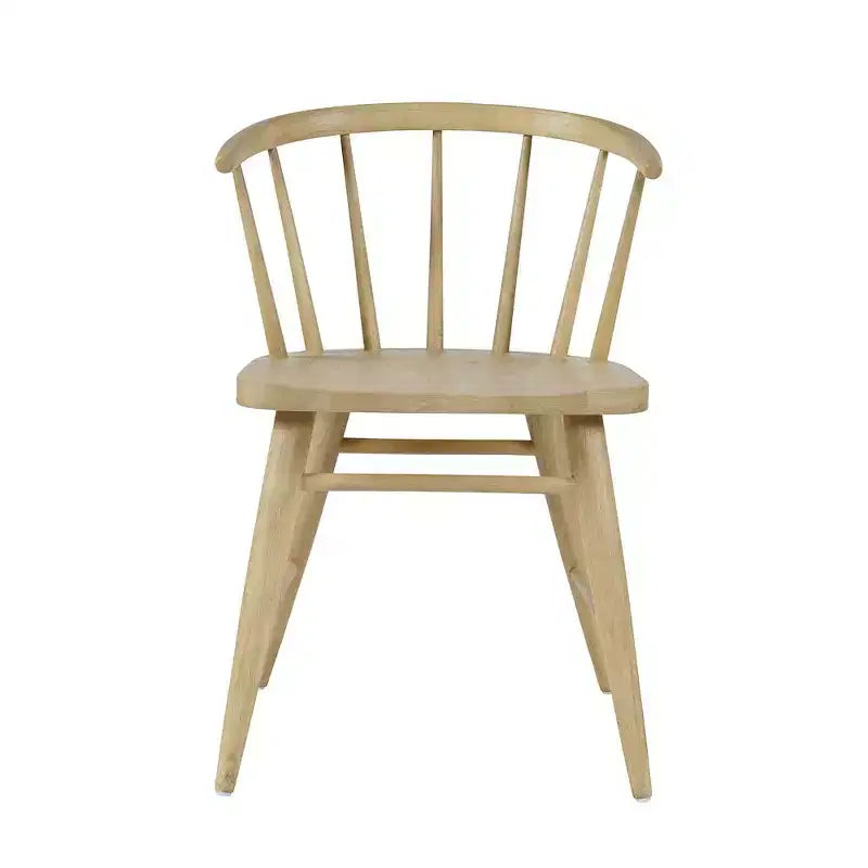 Jofran,Fitz Traditional Solid Wood Curved Back Spindle Dining Chair (Set of 2)