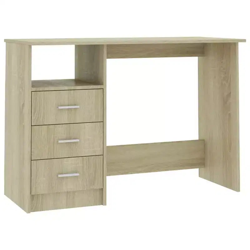 Desk Sonoma Oak Engineered Wood Medium Computer Desk