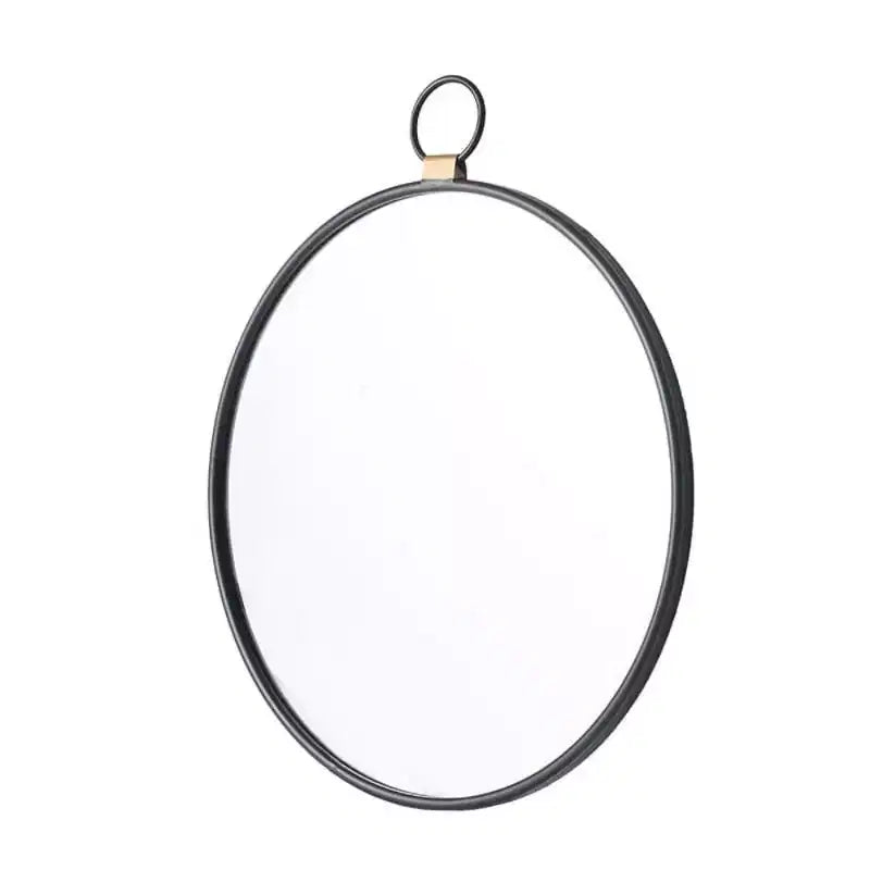 MAYEERTY 24 x 27 Wall Mirror with Black Frame, Contemporary Decor Mirror for Living Room, Foyer, Entryway, Bedroom
